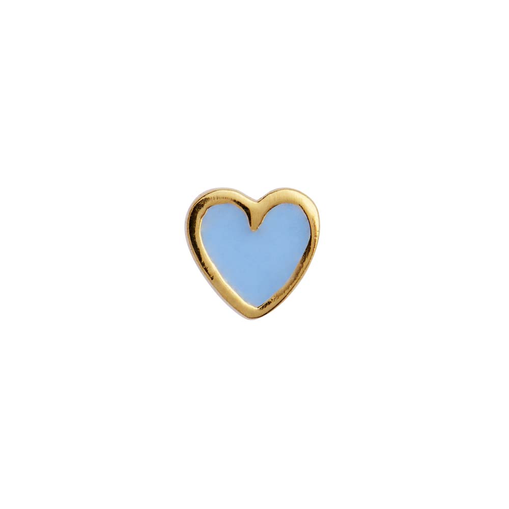 Billede af Stine A Petit Love Heart Light Blue ørestik - 1181-02-Light