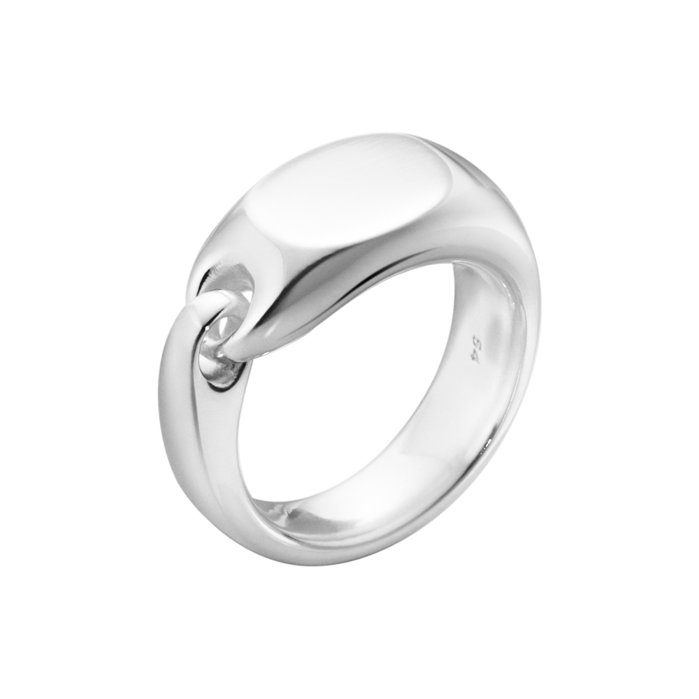 Georg Jensen Reflect signet ring- 20001297 200012970060 sølv 60