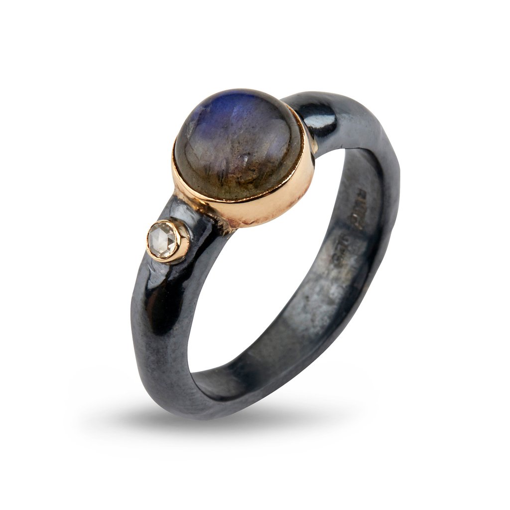 By Birdie Ring Antique Labradorite - 50110204C Labradorite 0,06R 55