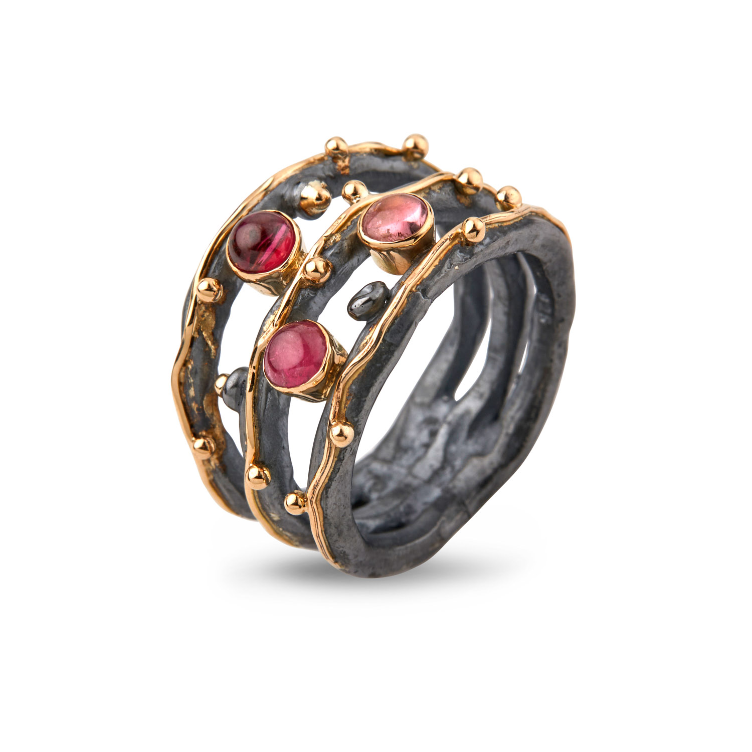 By Birdie Zeus Tribeca ring - 50110281A Red-mix 58