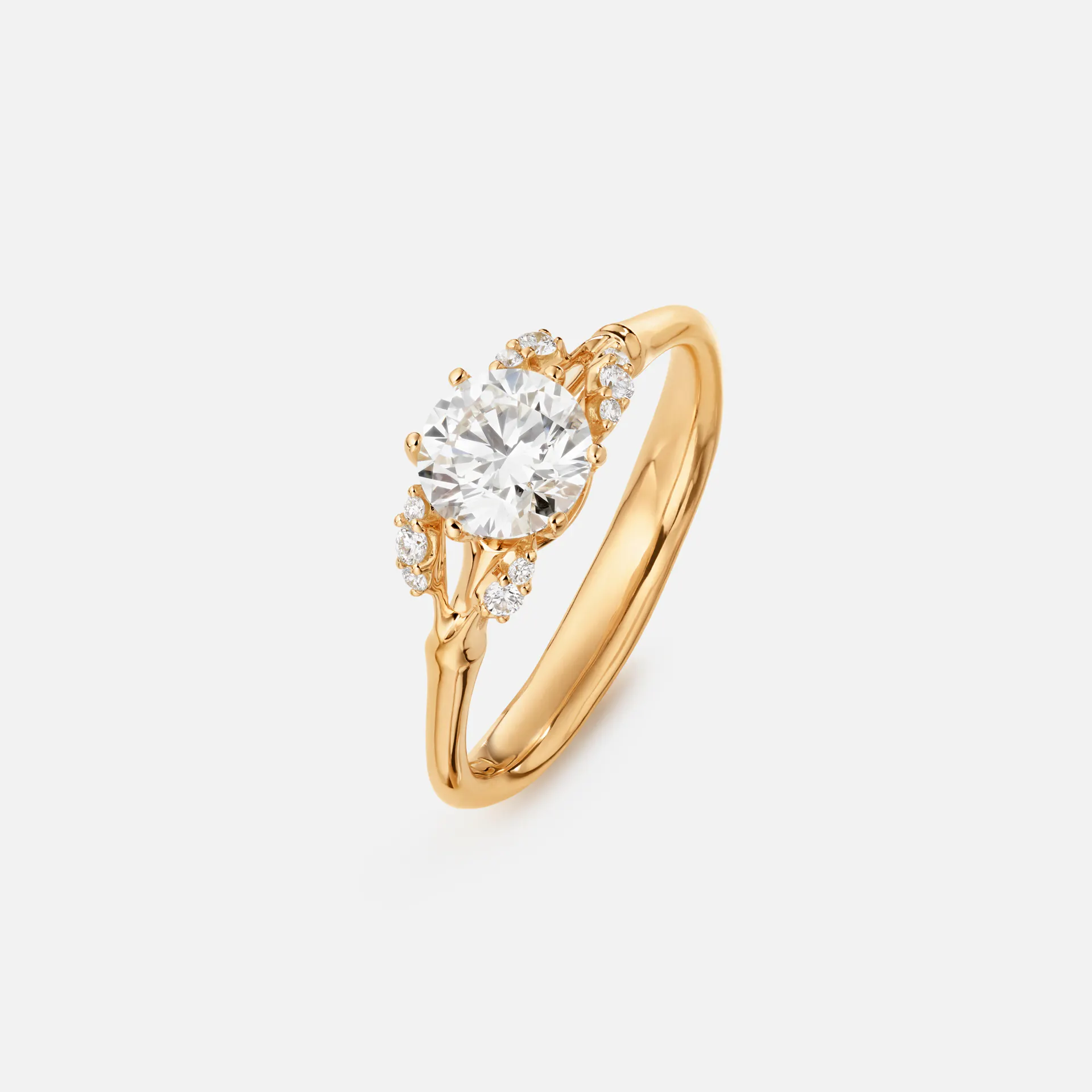 Ole Lynggaard Vinter frost solitaire ring A2781-423 18 kt 55