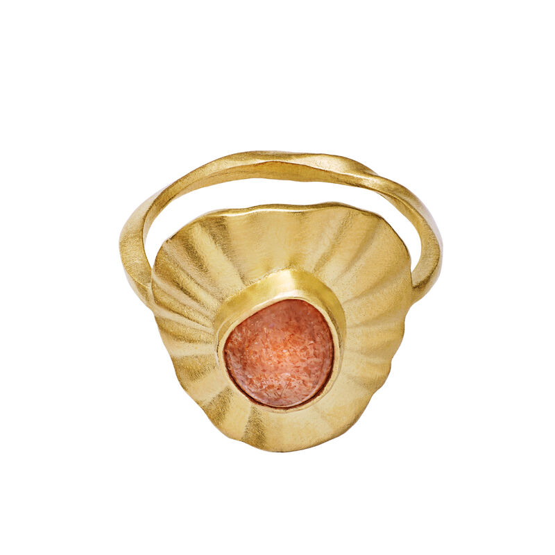 Maanesten Lotus ring - 4799a 4799a Forgyldt 53