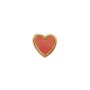 Stine A Love Heart Coral ørestik - 1181-02-Coral