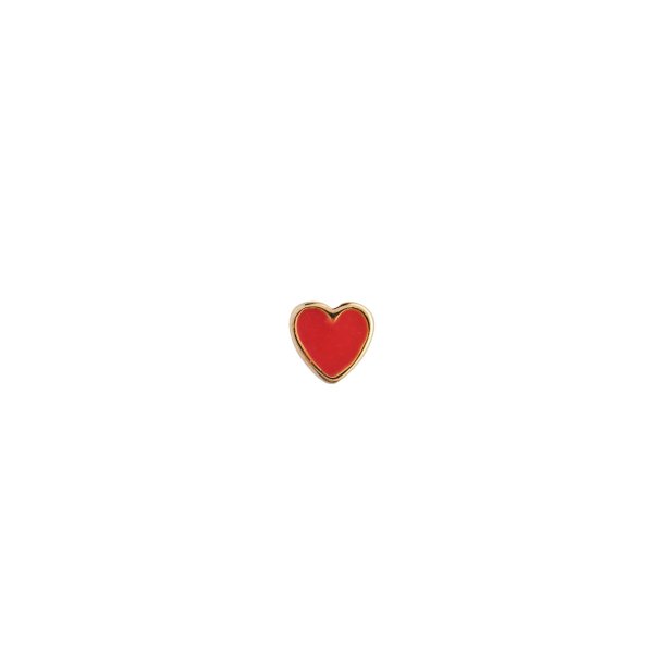 Stine A Petit Love Heart - 1181-02-RedCoral