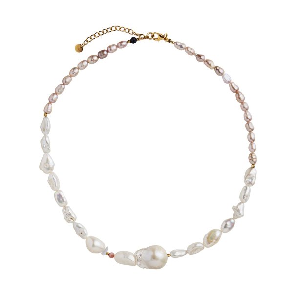 Stine A Chunky Glamour Pearl halskæde - 2049-02-OS