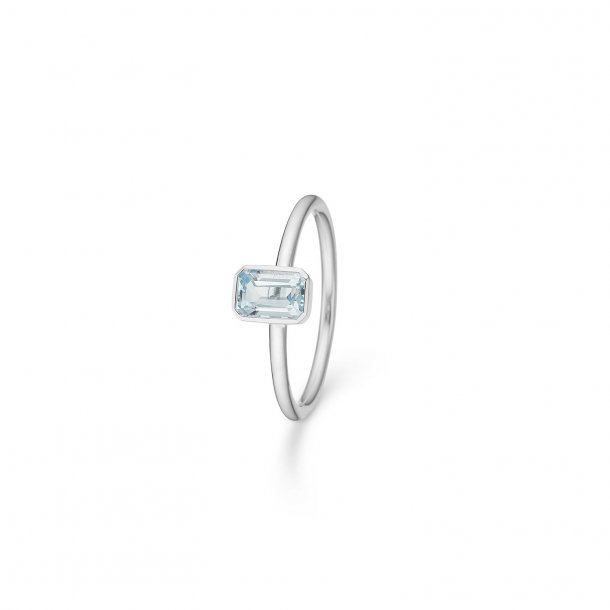 Mads Z Aurora ring, blå topas - 2146501