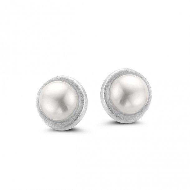 Spirit Icons Perle øreringe i sølv - 40221