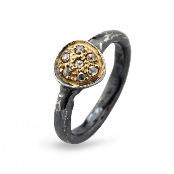 By Birdie Ring Sol Coin Pavé - 50110185