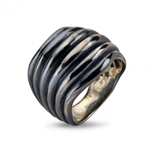 By Birdie Highclere Silver Oxy ring - 50110254