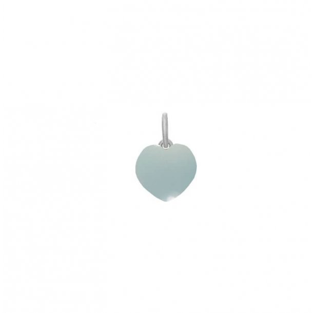 Frk. Lisberg Heart Aqua vedhæng sølv - 6138-925