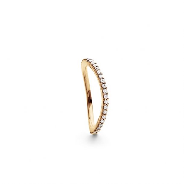 Ole Lynggaard Love Band ring curved - A2601-403