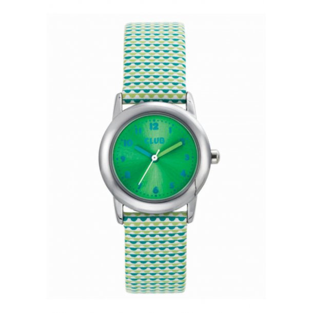 CLUB pige ur med lys grøn rem - A65183-1S12A