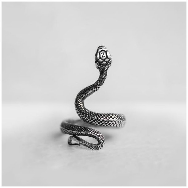 Zarge Serpente slange ring i sølv