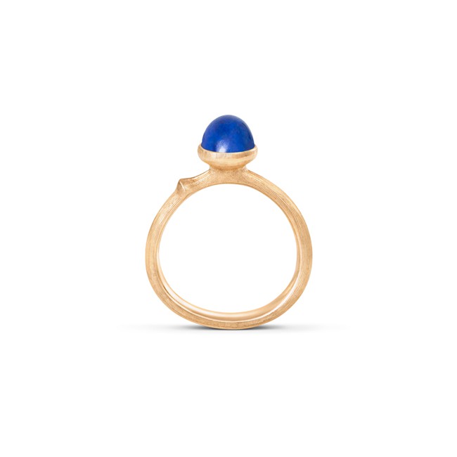 Billede af Ole Lynggaard Lotus 0 ring rødguld med lapis - A2708-413 Lapis Lazuli 55