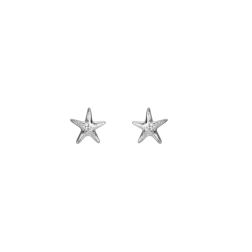 Nava Copenhagen Starfish ørestikker sølv - ESS010319-09