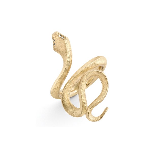 Ole Lynggaard 18 kt Snake ring - A2673-401